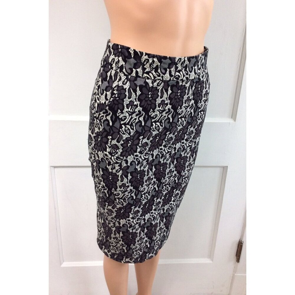 Anthropologie Floral Pencil Skirt Womens XS